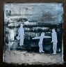Graues Rauschen - 2010 - Acryl auf Leinwand - 50 x 50 cm (Tiefe 4.5 cm)