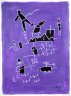 Sirenengesang violett - c. mank 2011 - Acryl/Lackstift auf Color Mondi 300g/m2 Papier - 420 x 297 mm