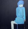 Mädchen mit verschränktem Arm - 2013 - Acryl auf Leinwand - 58 x 58 cm