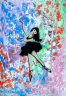 Dancer #26 - 2017 - Acryl/ Acryllack auf Kunstkarton - 42 x 29.7 cm