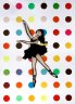 Dancer #8 - 2017 - Acryl Sprayfarbe auf Papier - 42 x 29.7 cm