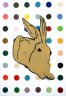 Hase #6 | Rabbit #6 - Acryllack auf Kunstkarton - 42 x 29.7 cm