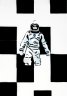 Astronautin #2 - 2021 - Acryl auf Kunstkarton - 42 x 29.7 cm